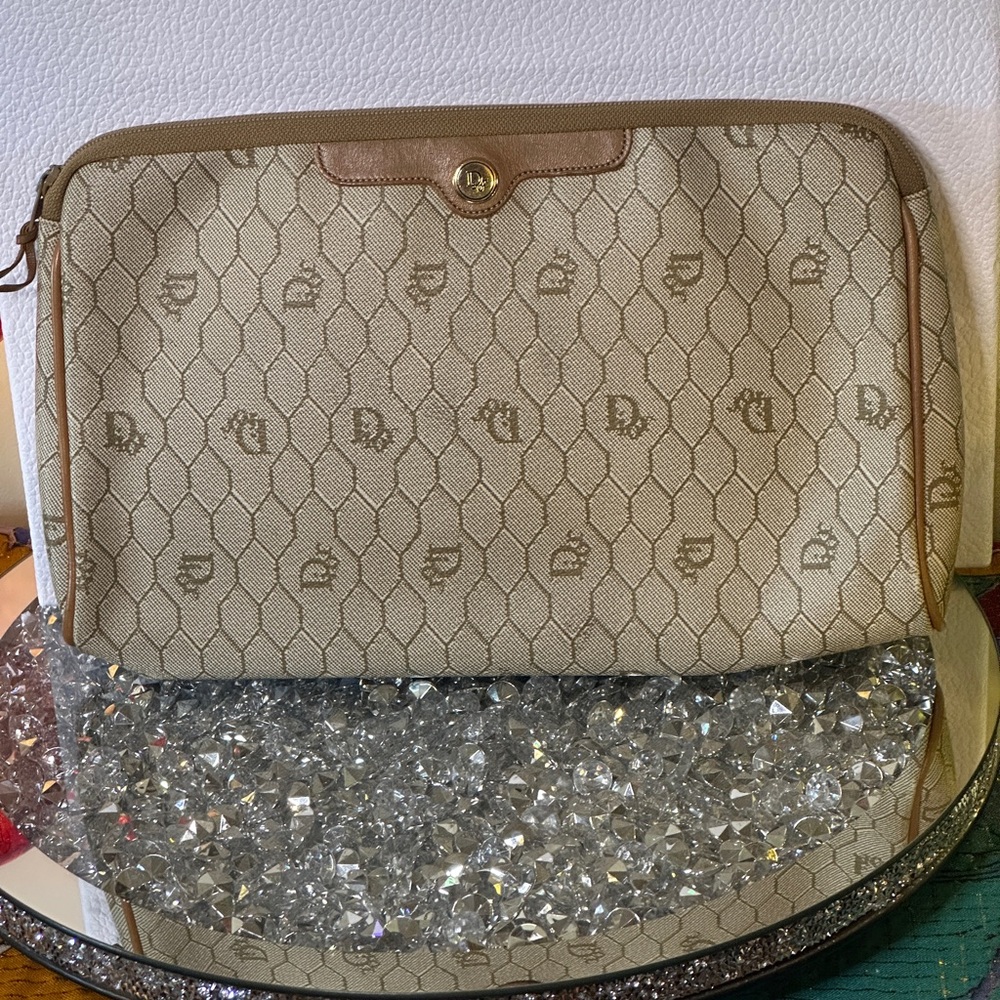 Vintage Christian Dior Honeycomb Pouch set. - Picture 3 of 6